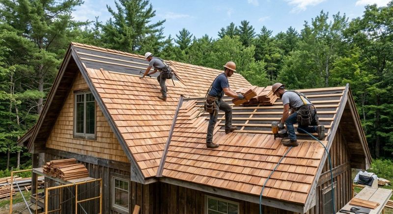 Wooden Roof Installation in Alexandria, VA